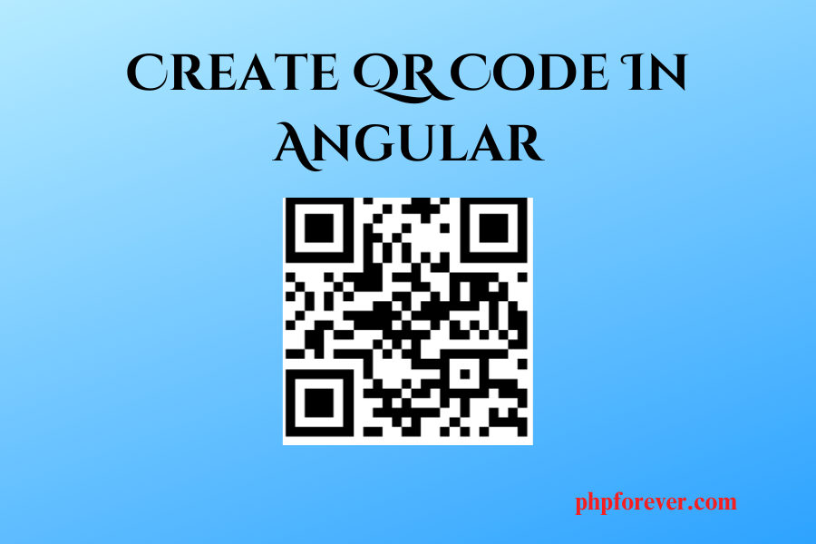 how to generate qr code in angular.