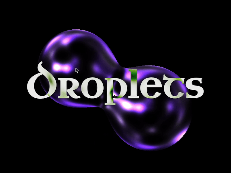 How to Create Interactive, Droplet-like Metaballs with Three.js and GLSL